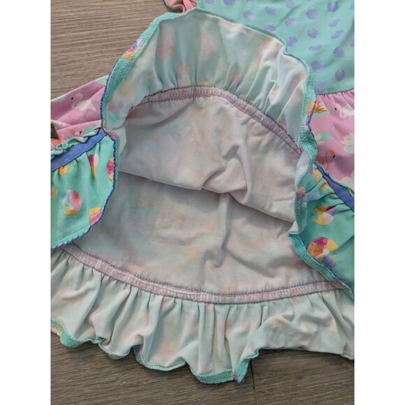 Matilda Jane Adventure Begins Puddle Jumper Peasant Top Short Dress Size 2 - Picture 6 of 8